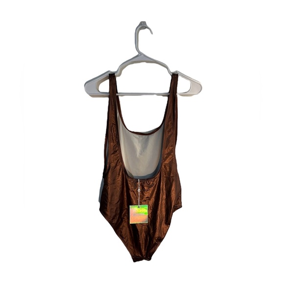 NWT Misguided Bronze Swimsuit/Bodysuit Size 6 - Picture 2 of 5